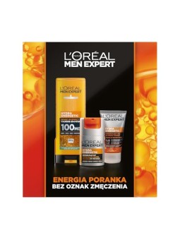 L'oreal paris SET Men Hydra Energetic: gel doccia 400ml + crema idratante 50ml + detergente viso 100ml