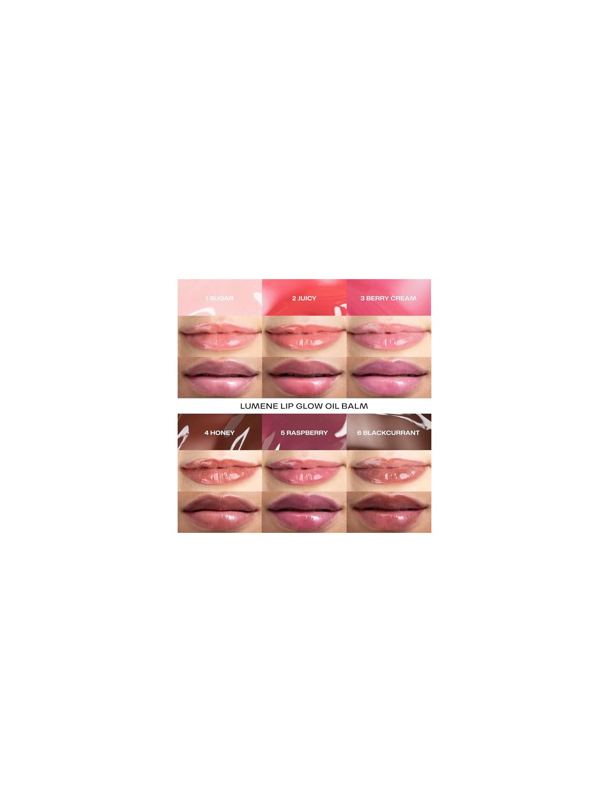 Lumene Balsamo labbra Lip Glow Oil Balm con oli 6 Ribes nero 10ml