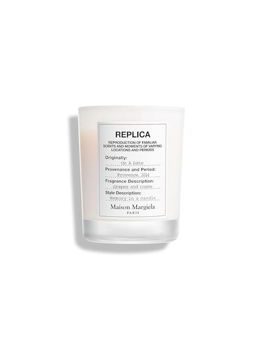Maison margiela Replica di candela profumata "On A Date" 165g