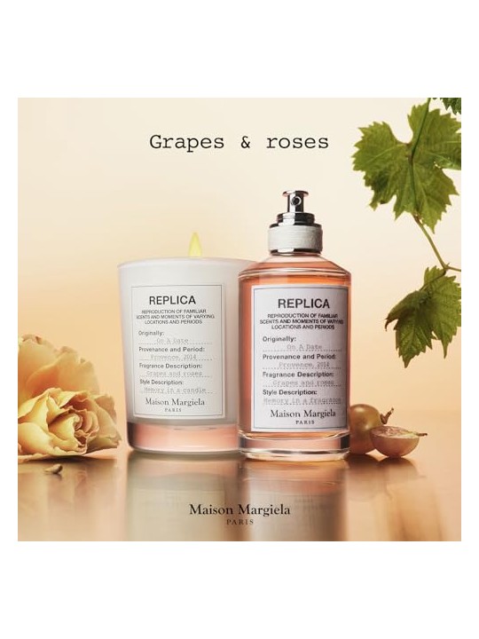 Maison margiela Replica di candela profumata "On A Date" 165g