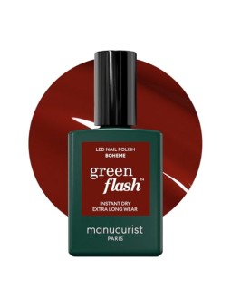Manucurist Smalto gel per unghie Boheme con flash LED verde, 15ml