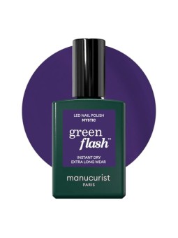 Manucurist Smalto gel per unghie Mystic con LED a LED verde flash, 15ml