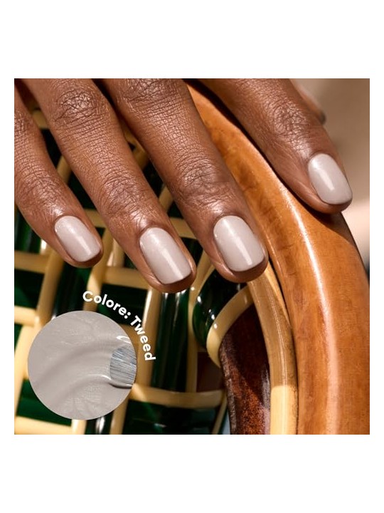Manucurist Smalto per unghie in gel effetto tweed con flash LED verde, 15ml