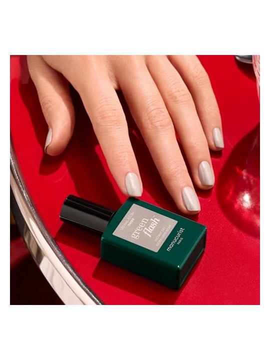 Manucurist Smalto per unghie in gel effetto tweed con flash LED verde, 15ml