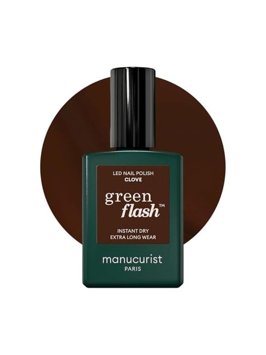 Manucurist Smalto per unghie in gel LED Green Flash al chiodo di garofano, 15ml