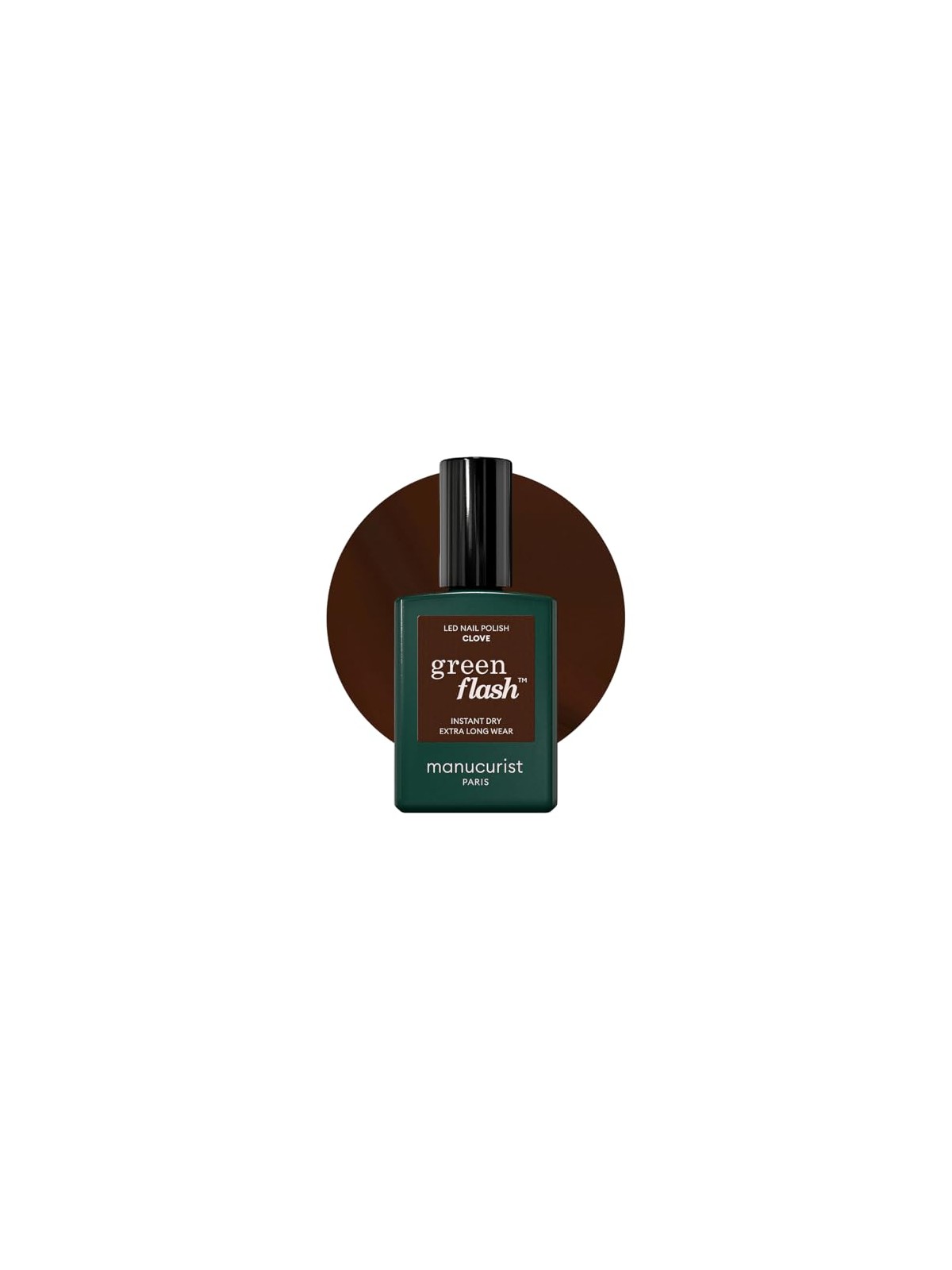 Manucurist Smalto per unghie in gel LED Green Flash al chiodo di garofano, 15ml
