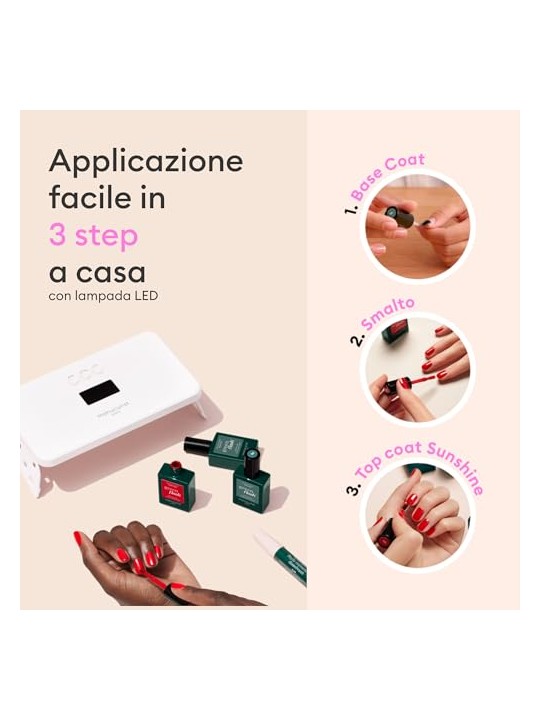 Manucurist Smalto per unghie in gel LED Green Flash al chiodo di garofano, 15ml