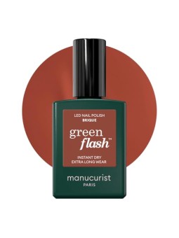 Manucurist Smalto per unghie in gel LED Green Flash colore opaco 15ml