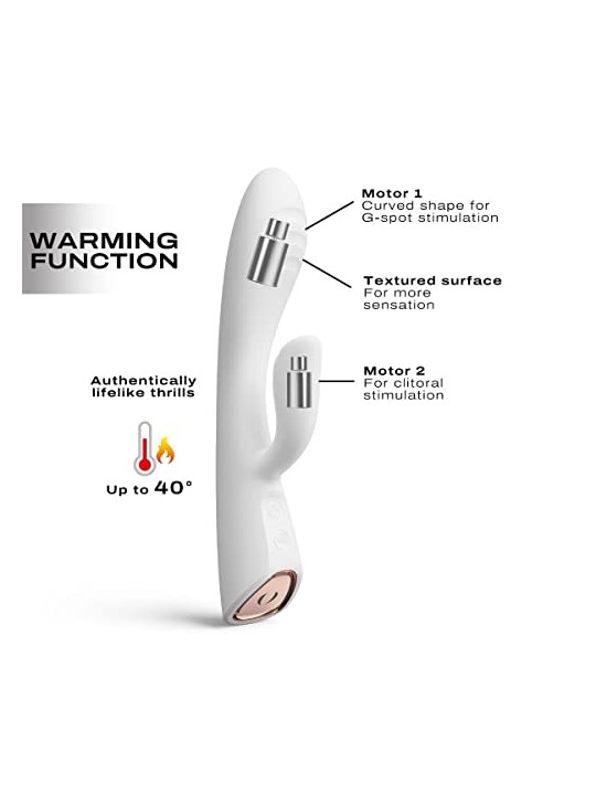 Marc dorcel Vibratore Flexi Rabbit bianco