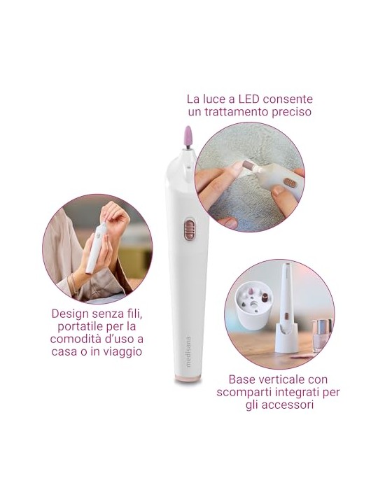 Medisana Levigatrice per manicure e pedicure MP 900 unisex
