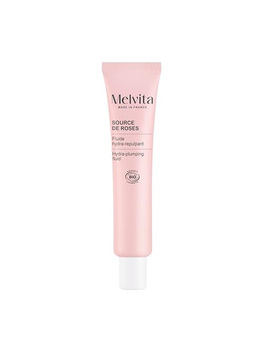Melvita Fluido idratante rigenerante SOURCE DE ROSES 40ml donna