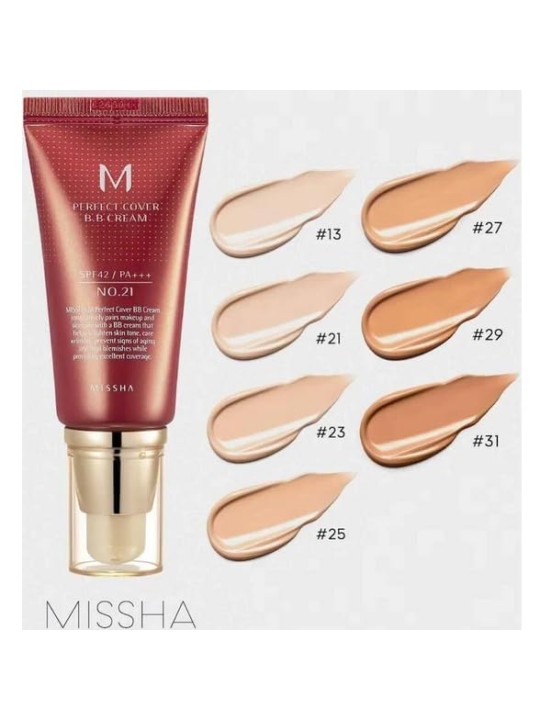 Missha M Perfect Cover BB Cream SPF42/PA+++ crema BB multifunzionale n. 27 20ml
