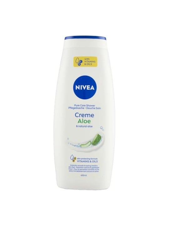Nivea Creme Aloe Shower Gel 650 ml - Freschezza