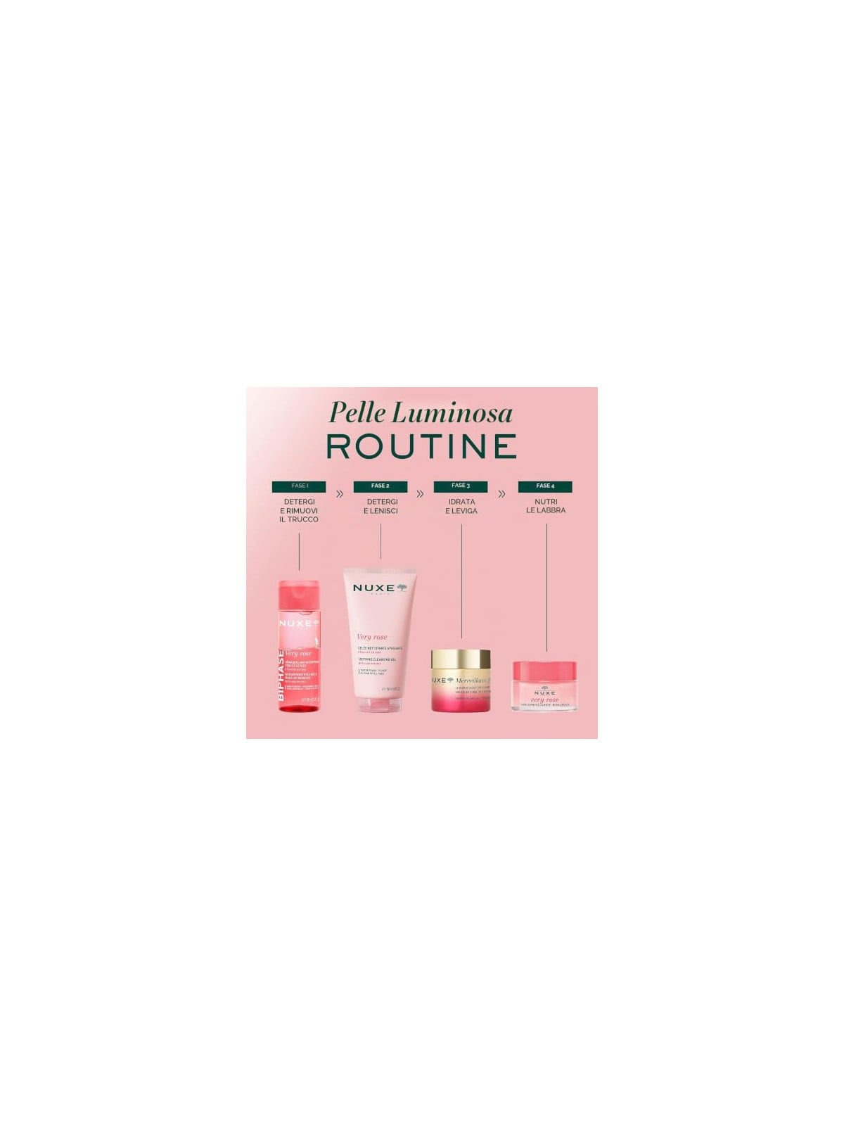 Nuxe Very Rose Biphase Waterproof Eye And Lip Make-Up Remover 100ml