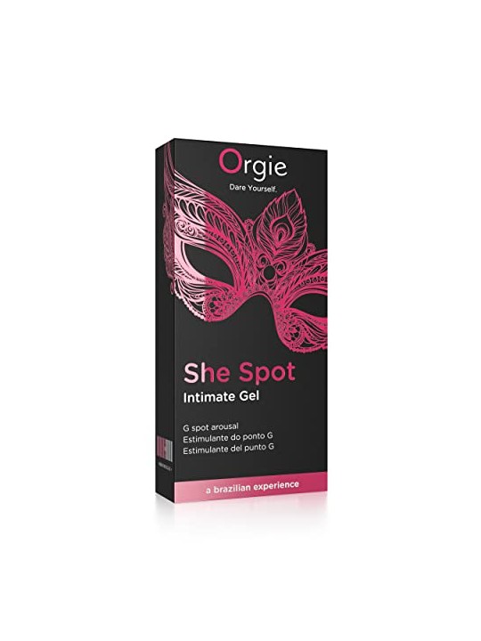Orgie She Spot Gel Intimo gel intimo stimolante il punto G con effetto di vibrazione e formicolio 15ml
