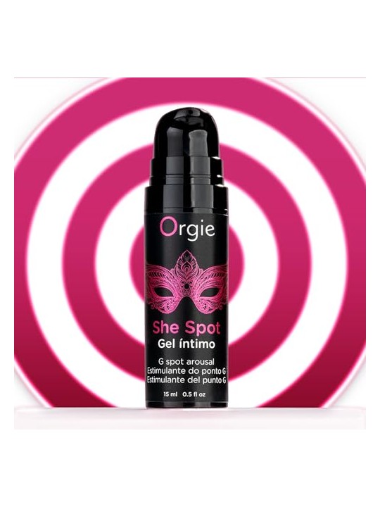Orgie She Spot Gel Intimo gel intimo stimolante il punto G con effetto di vibrazione e formicolio 15ml