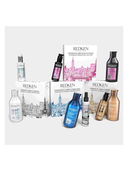 Redken CUSTODIA LUCIDA COLOR ACIDO 3 pezzi Shampoo 300 ml + Conditioner 300 ml + Hair Oil 100 ml unisex