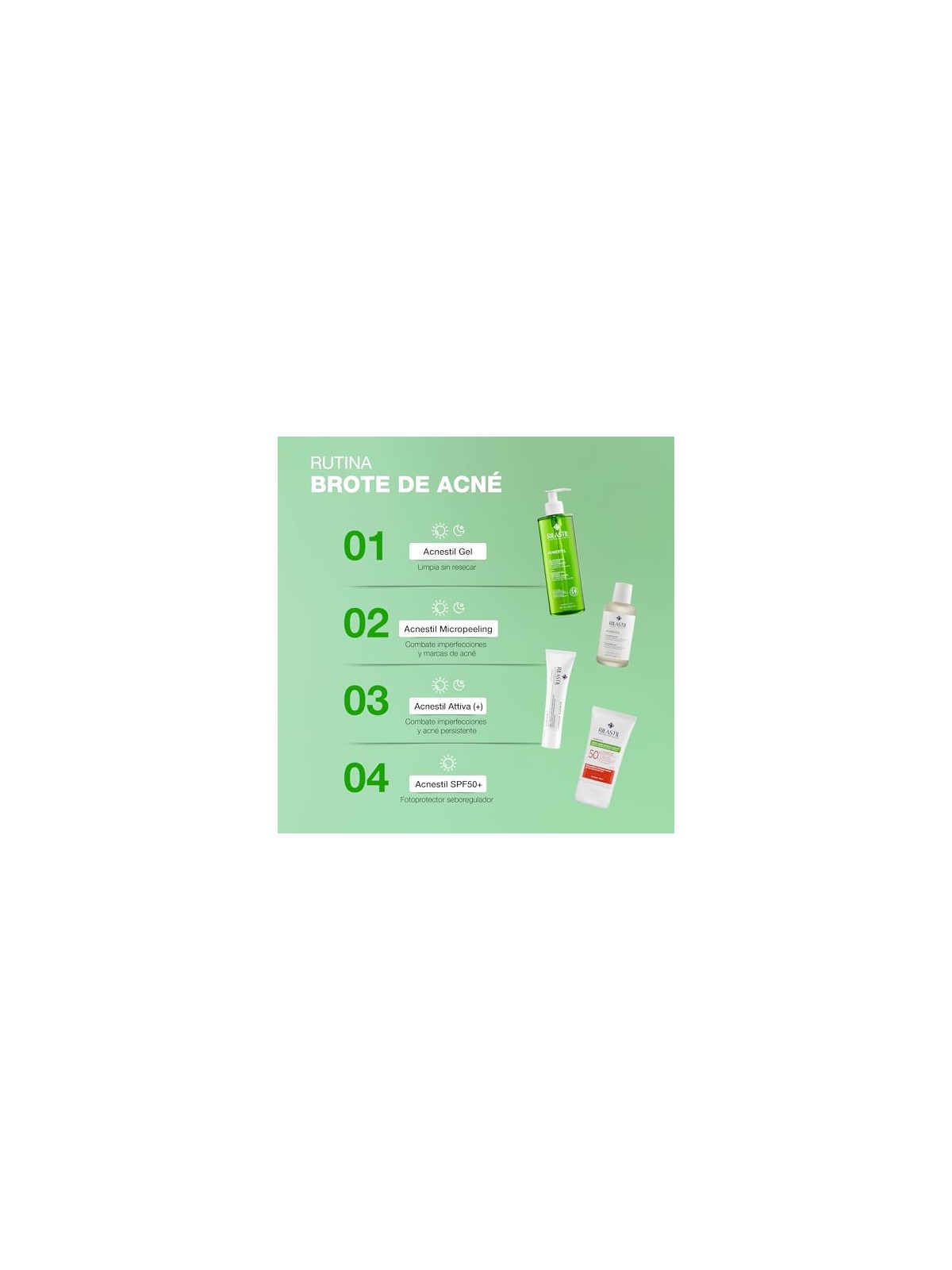 Rilastil ACNESTIL gel detergente purificante, confezione da 2 x 400ml unisex
