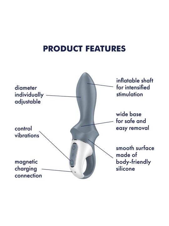 Satisfyer Il vibratore Air Pump Booty analizza la funzione di pompaggio