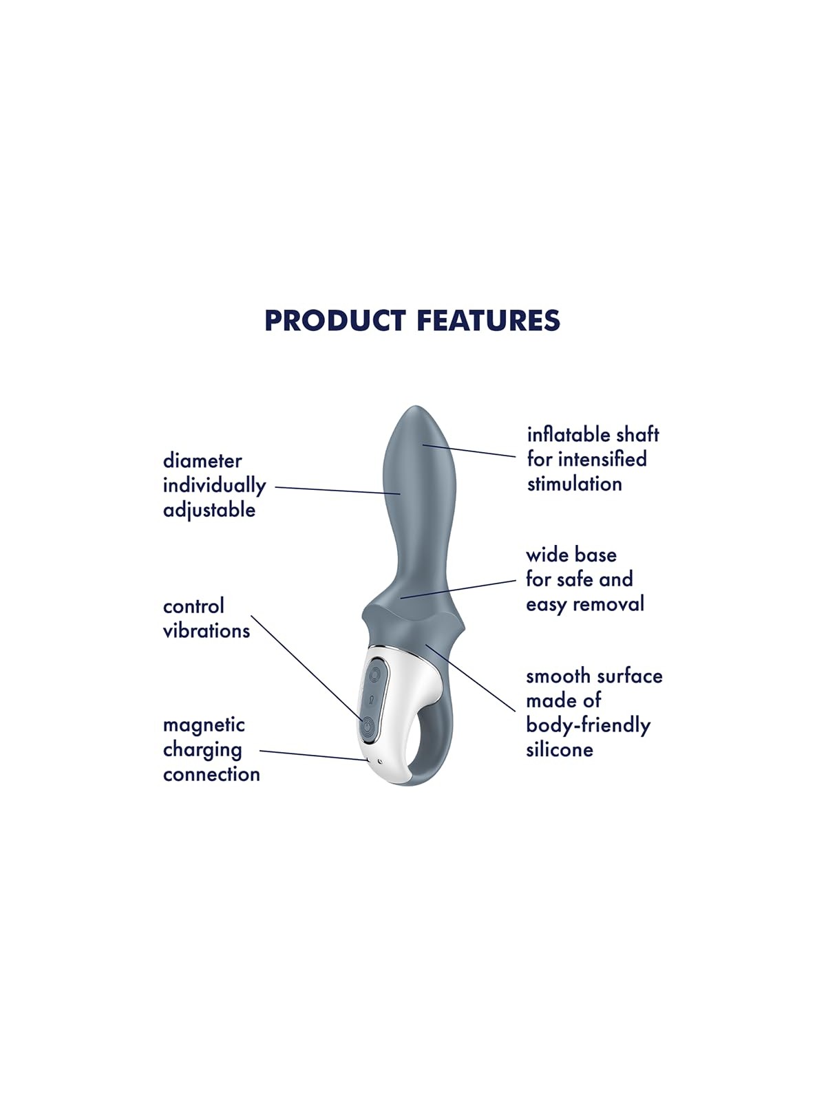 Satisfyer Il vibratore Air Pump Booty analizza la funzione di pompaggio