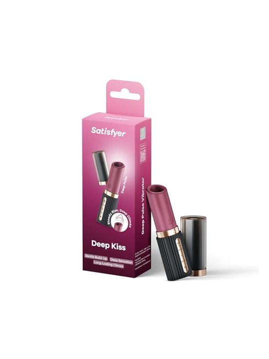 Satisfyer Rossetto vibrante Deep Kiss Air Pulse viola