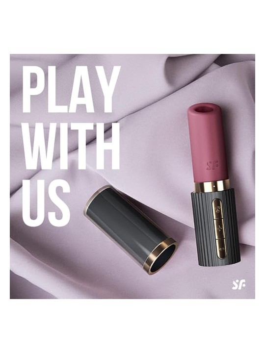 Satisfyer Rossetto vibrante Deep Kiss Air Pulse viola