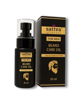 Sattva Olio per la cura della barba da uomo, 30ml.