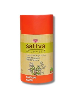Sattva Tintura naturale alle erbe per capelli tintura naturale per capelli alle erbe Mogano 150g