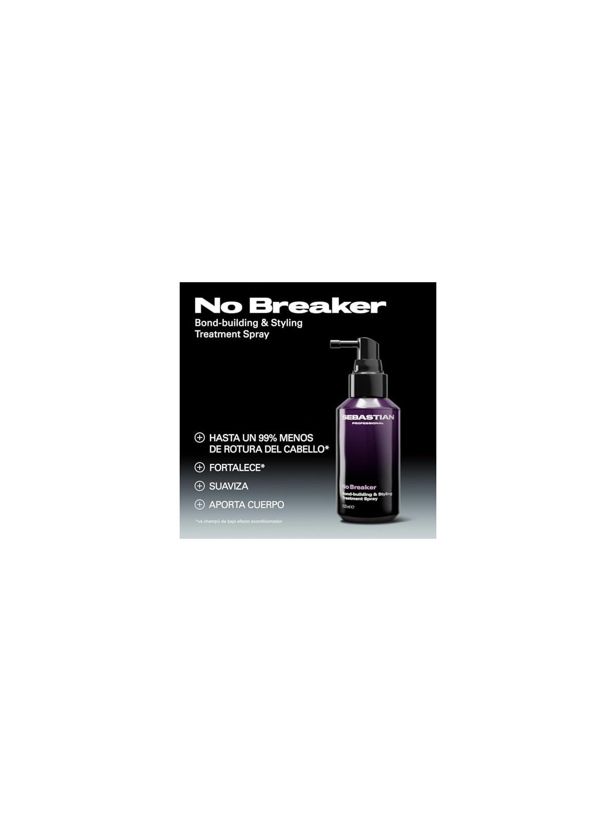 Sebastian Professionals Spray trattamento NO.BREAKER per capelli più forti e meno soggetti a rotture 95ml unisex