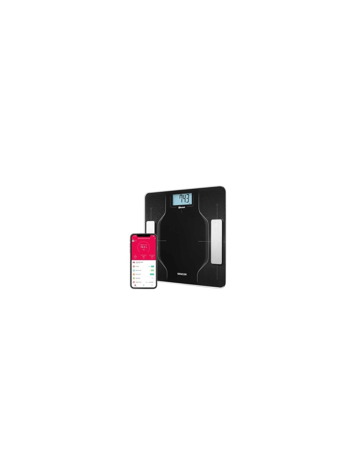 Sencor Bilancia personale SBS 8002BK unisex