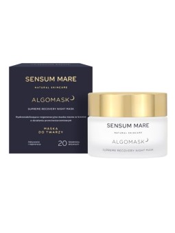 Sensum mare Algomask maschera notturna idrostabilizzante e rigenerante in crema con effetto anti-età 50ml