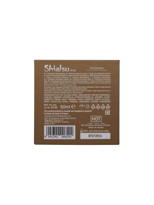 Shiatsu Eau de Parfum Spray al Lime e Pheromoni per Donna 50ml