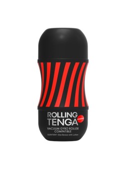 Tenga Masturbatore maschile Rolling Tenga Vacuum Gyro Roller, colore nero.