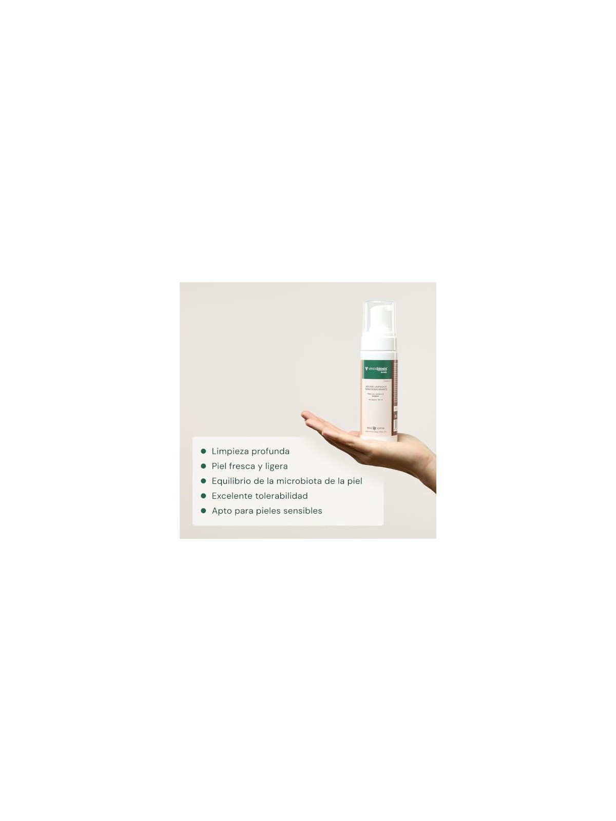 Vincobiosis Mousse detergente dermo-riequilibrante VINCOBIOSIS ACNEIC 150ml unisex