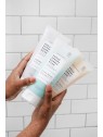 Voesh Sugar Scrub + Bubble Wash, peeling e schiuma detergente per cuoio capelluto e corpo, Rainforest Mist 210g