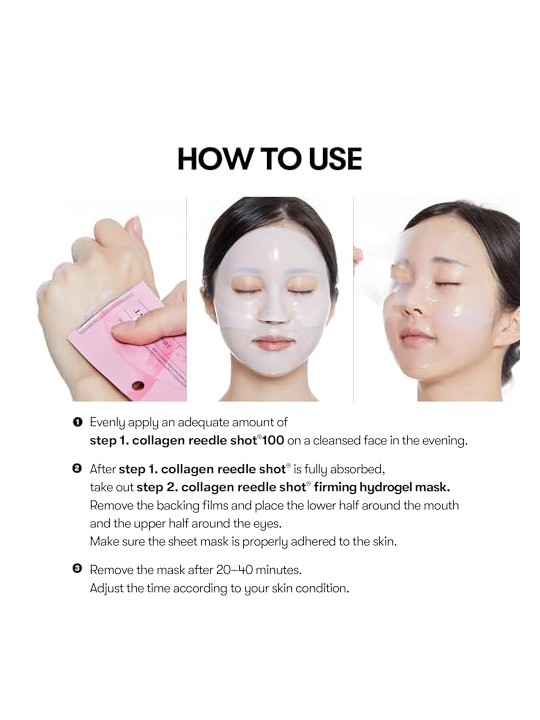 VT Cosmetics Maschera in tessuto Collagen Reedle Shot 100 1,5 g + 33 g donna