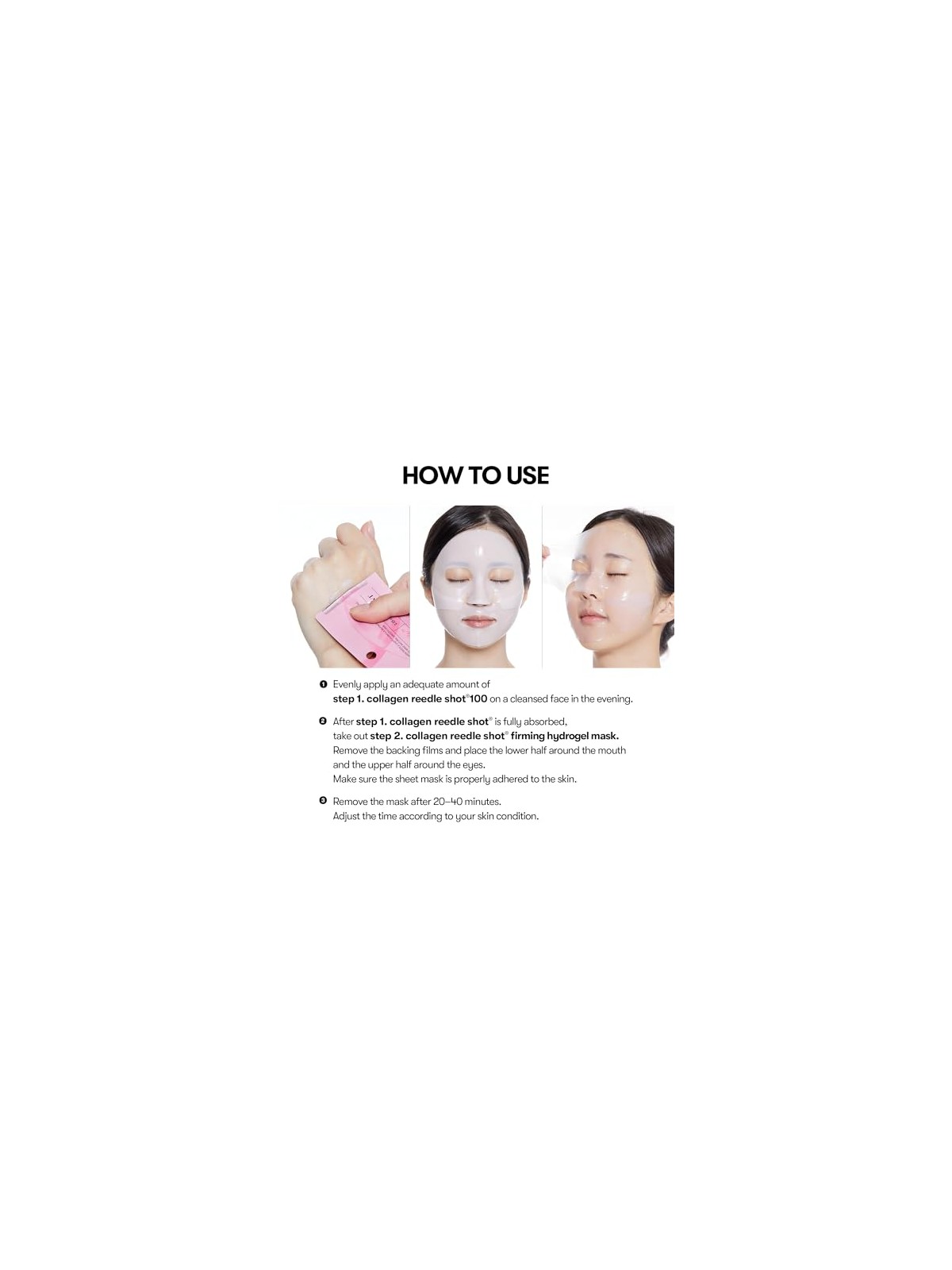 VT Cosmetics Maschera in tessuto Collagen Reedle Shot 100 1,5 g + 33 g donna