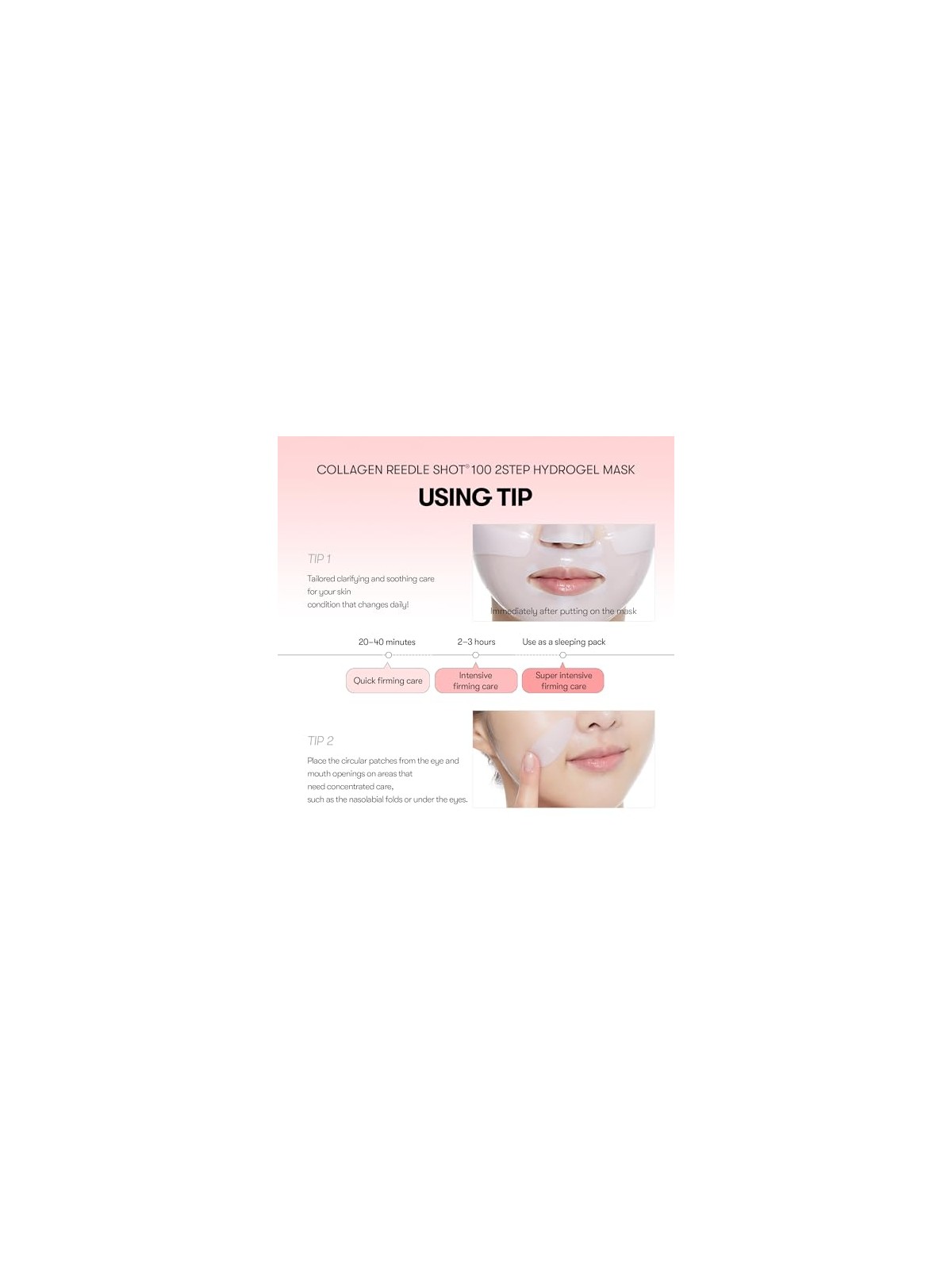 VT Cosmetics Maschera in tessuto Collagen Reedle Shot 100 1,5 g + 33 g donna