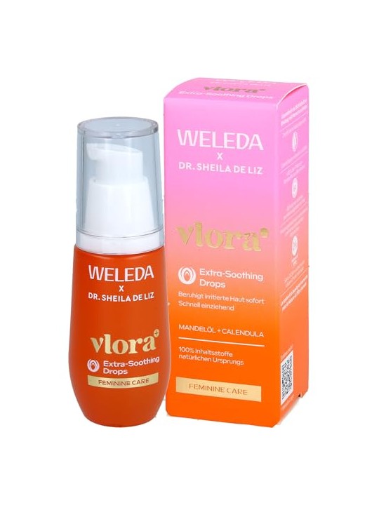 Weleda Trattamento lenitivo a base di olio per la zona intima Vlora+ Gocce Extra Lenitive 30 ml donna