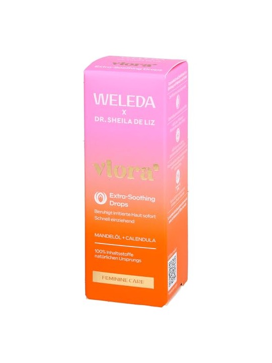 Weleda Trattamento lenitivo a base di olio per la zona intima Vlora+ Gocce Extra Lenitive 30 ml donna