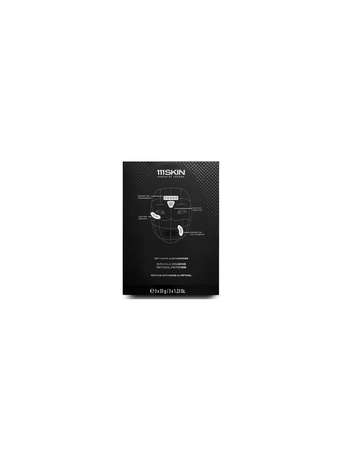 111skin Patch antirughe al retinolo per la rimozione delle rughe, maschere in tessuto 3x35g