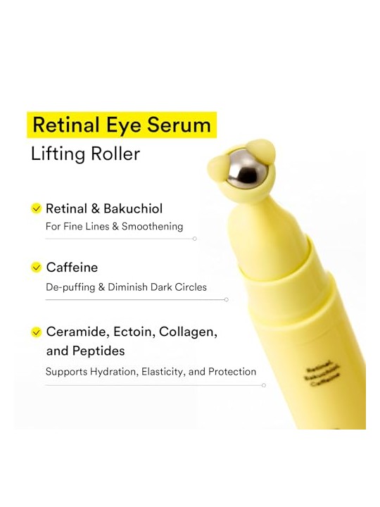 Abib Roller per il contorno occhi, siero lifting per la retina, 15 ml donna