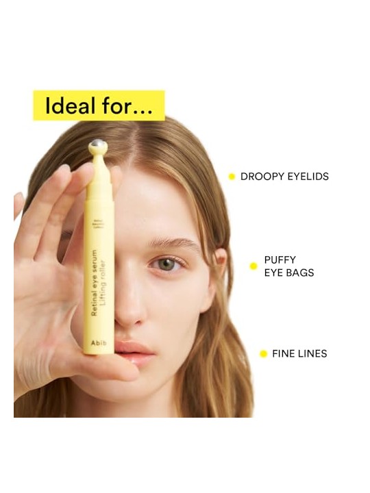 Abib Roller per il contorno occhi, siero lifting per la retina, 15 ml donna