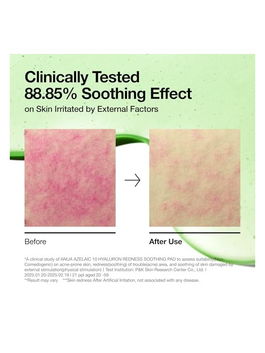 ANUA Azelaic Acid Pad - Lenitivo per Rossori