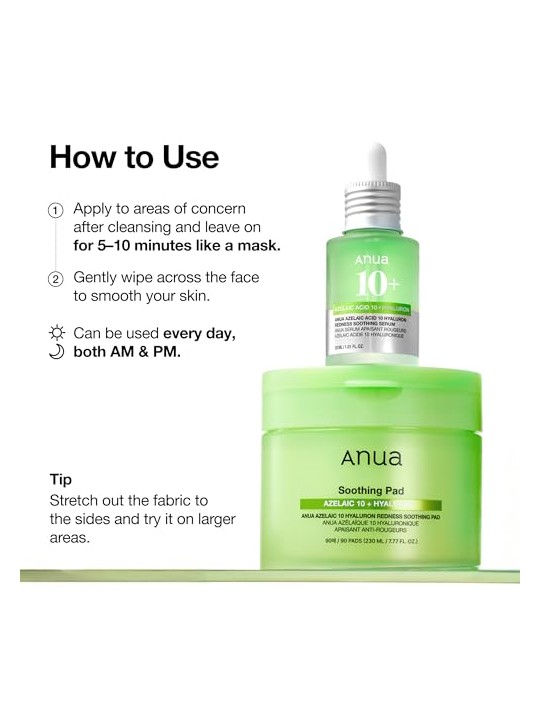 ANUA Azelaic Acid Pad - Lenitivo per Rossori