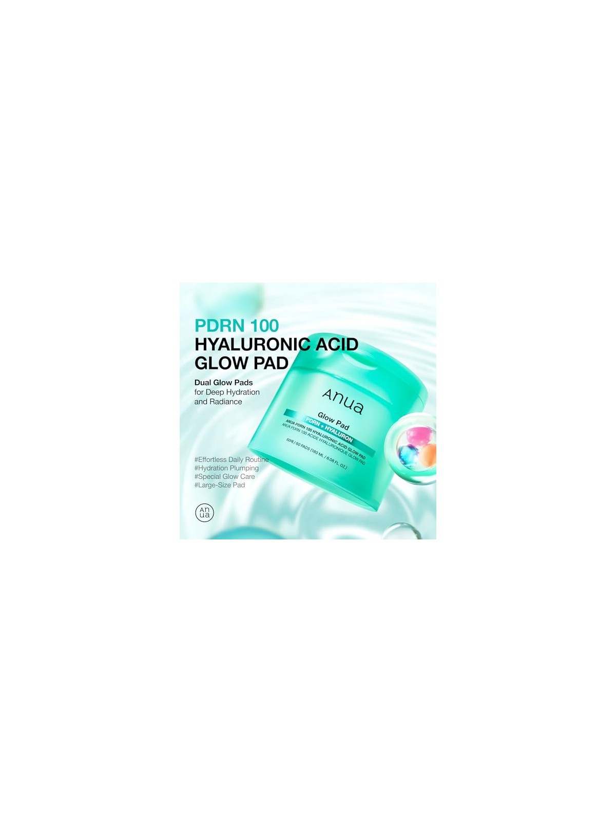 ANUA PDRN Hyaluronic Glow Pad - Pelle Radiosa