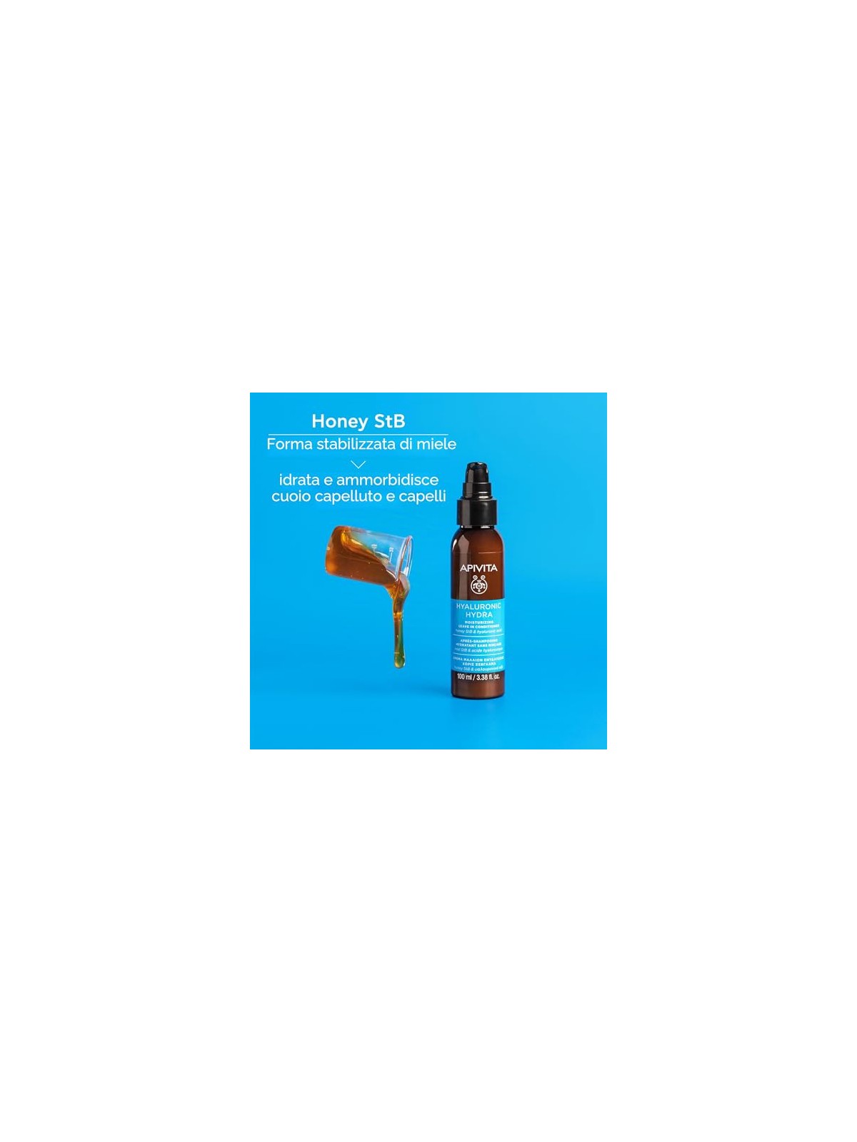 Apivita Balsamo idratante senza risciacquo con acido ialuronico e aloe 100ml unisex