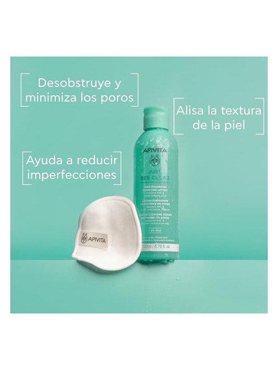 Apivita JUST BEE CLEAR Lozione purificante minimizzante dei pori per pelligrasse 200ml unisex