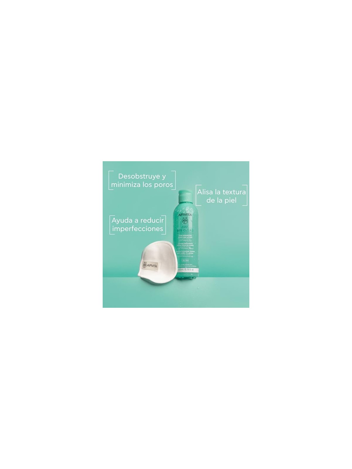 Apivita JUST BEE CLEAR Lozione purificante minimizzante dei pori per pelligrasse 200ml unisex