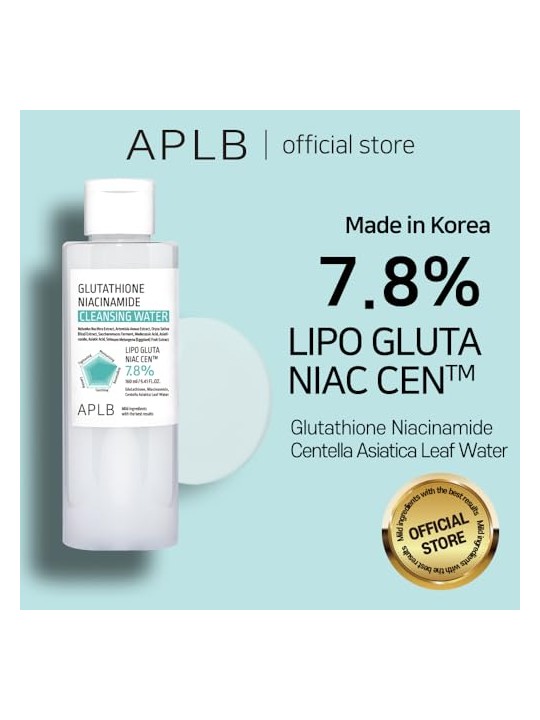 APLB Glutathione Niacinamide Cleansing Water 160ml